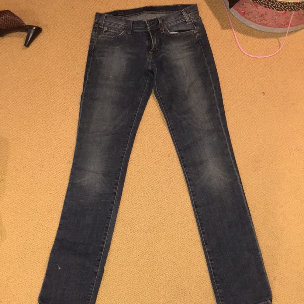 Straight leg jeans